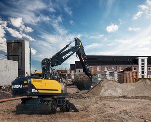 Pelle sur pneus Hyundai HW210A - 10