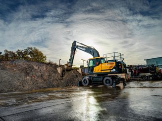 Pelle sur pneus Hyundai HW210A - 6