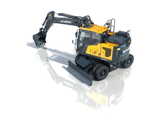 Pelles sur pneus Hyundai HW150A CR