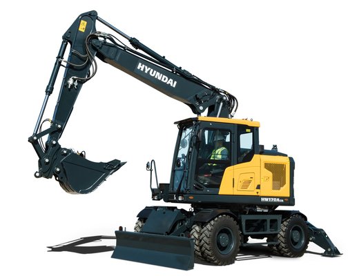 Pelles sur pneus Hyundai HW170A CR