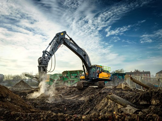 Pelle sur chenilles Hyundai HX480A L