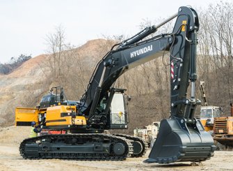 Pelle sur chenilles Hyundai HX520A L - 1
