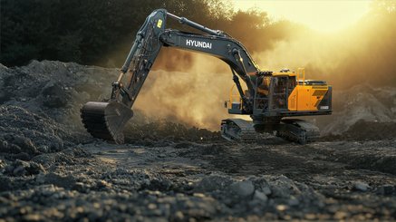 Pelle sur chenilles Hyundai HX400 - 1