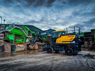 Pelle sur pneus Hyundai HW210A - 5