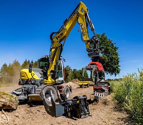 Pelles sur pneus Wacker Neuson EW100