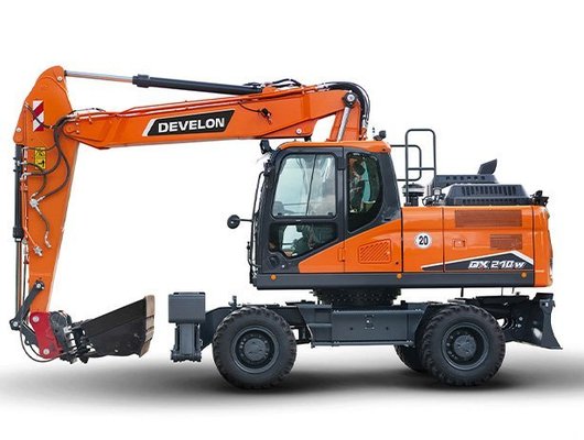 Pelles sur pneus - DX210W-7