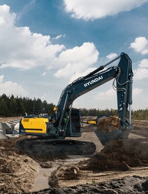 Pelle sur chenilles Hyundai HX210A L