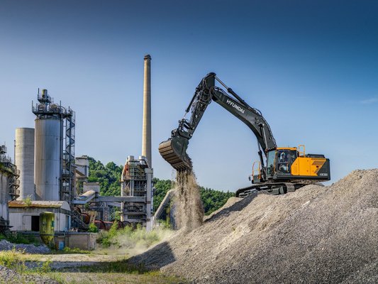 Pelle sur chenilles Hyundai HX360