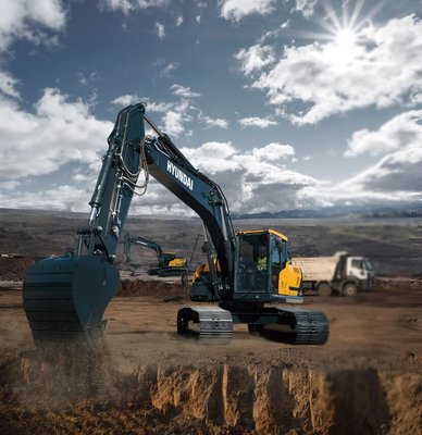 Pelle sur chenilles Hyundai HX210A L